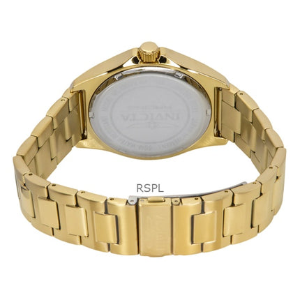 Invicta Racing guldfarvet rustfrit stål grøn urskive kvarts 48870 herreur