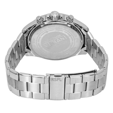 Invicta Speedway Chronograph GMT rustfrit stål sort urskive kvarts 49365 herreur