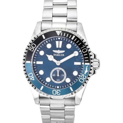 Invicta Pro Diver rustfrit stål blå urskive Batman bezel quartz 49432 100M herreur