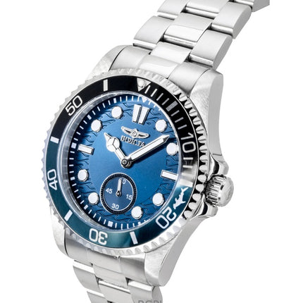 Invicta Pro Diver rustfrit stål blå urskive Batman bezel quartz 49432 100M herreur