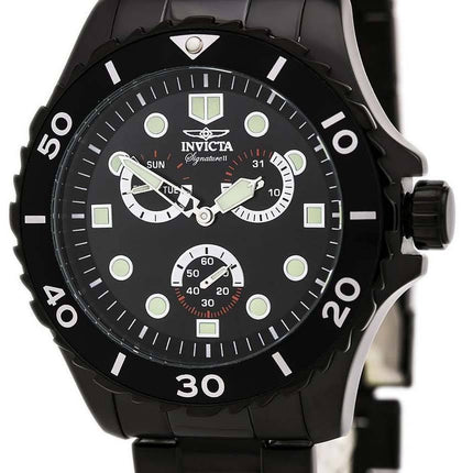 Invicta signatur II sort urskive Chronograph 7369 Herreur