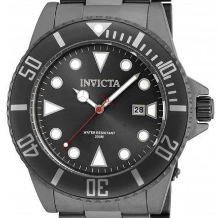 Invicta Pro Diver kvarts Gunmetal Tone 200M 90197 Herreur