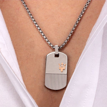 Maserati Jewels rustfrit stål JM121ATK08 halskæde til mænd