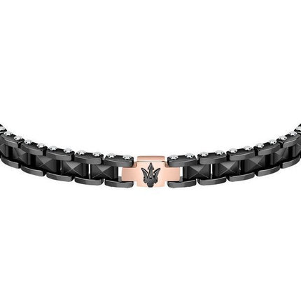 Maserati Jewels sort rustfrit stål JM422ATZ13 armbånd til mænd