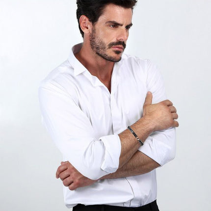 Maserati Jewels sort rustfrit stål JM422ATZ13 armbånd til mænd