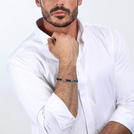 Maserati Jewels sort rustfrit stål JM422ATZ13 armbånd til mænd