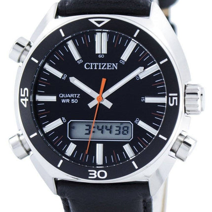 Borger kvarts Alarm Chronograph Analog Digital JM5460-01E Herreur