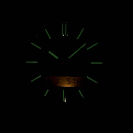 Borger kvarts Alarm Chronograph Analog Digital JM5460-01E Herreur