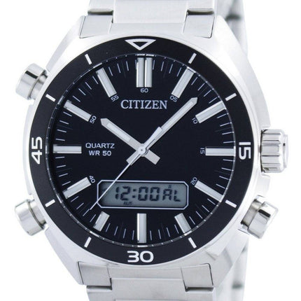 Borger kvarts Alarm Chronograph Analog Digital JM5460-51E Herreur