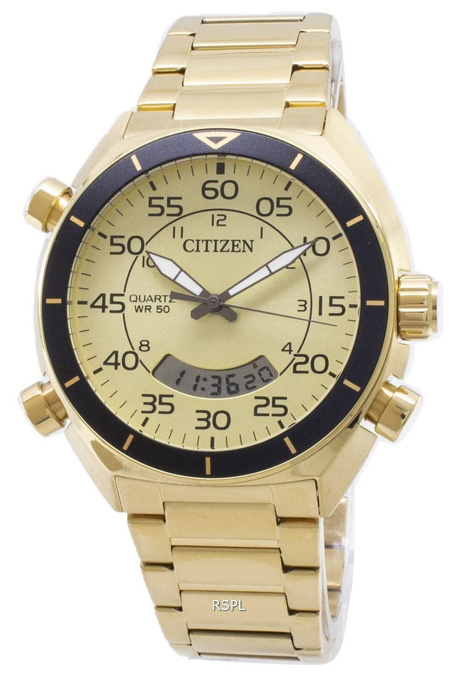 Borger Multifunktion Chronograph JM5472 - 52P kvarts Analog Digital Herreur