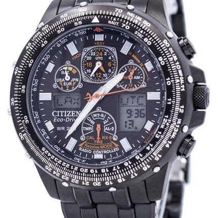 Borger Skyhawk Eco Drive Radio kontrolleret JY0005-50E JY0005 Promaster Herreur