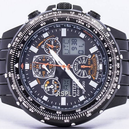 Borger Skyhawk Eco Drive Radio kontrolleret JY0005-50E JY0005 Promaster Herreur