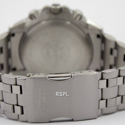 Borger Skyhawk Eco Drive Radio kontrolleret JY0010-50E JY0010 Promaster Titanium Herreur