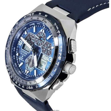 Citizen Promaster Skyhawk radiostyret Blue Dial Eco-Drive Diver&#39;s JY8148-08L 200M herreur