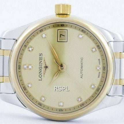 Longines Master Collection automatisk Diamond Accent L2.128.5.37.7 kvinders Watch