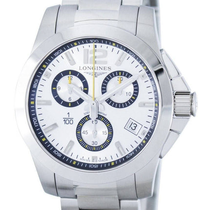 Longines Conquest 1 / 100th St. Moritz kvarts Chronograph L3.700.4.78.6 Herreur