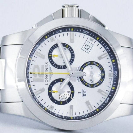 Longines Conquest 1 / 100th St. Moritz kvarts Chronograph L3.700.4.78.6 Herreur