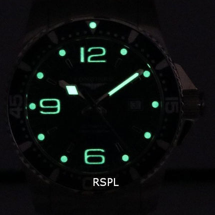 Longines HydroConquest Sunray Blue med Super-LumiNova skive automatisk dykker L3.841.4.96.6 300M herreur