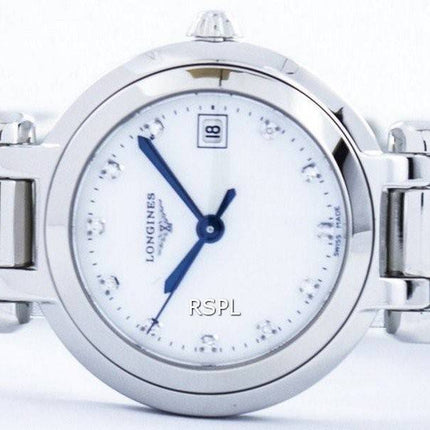 Longines PrimaLuna kvarts Diamond Accent L8.110.4.87.6 kvinders Watch