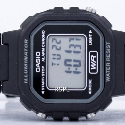 Casio ungdom Illuminator Chrono Alarm Digital LA-20WH-1B LA20WH-1B kvinders ur