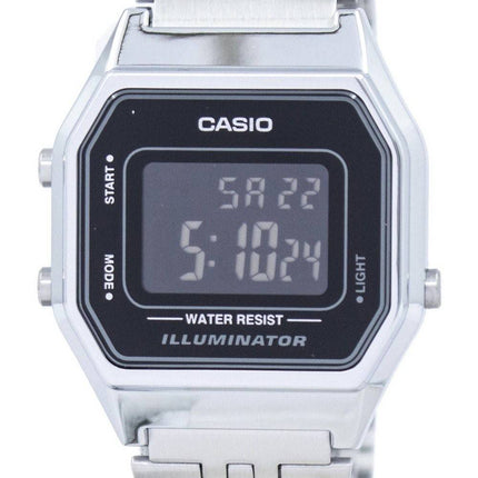 Casio Vintage Illuminator Alarm Digital LA680WA-1BDF kvinders Watch