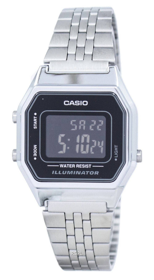 Casio Vintage Illuminator Alarm Digital LA680WA-1BDF kvinders Watch