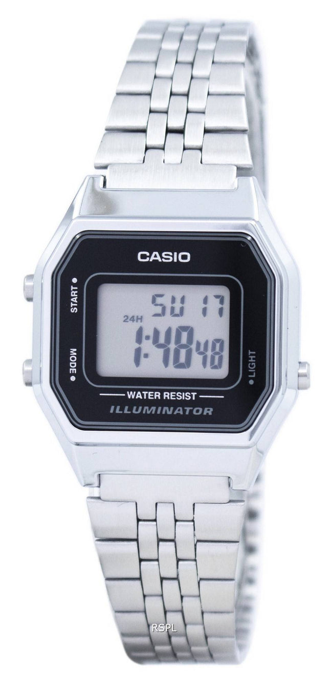 Casio Digital kvarts Illuminator LA680WA-1DF LA680WA-1 kvinders ur