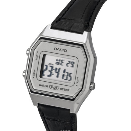 Casio Vintage Digital Læderrem Quartz LA680WEL-1 Unisex Ur