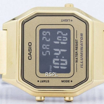 Casio ungdom Vintage Illuminator Alarm Digital LA680WGA-9B kvinders ur