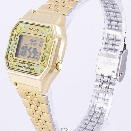 Casio Vintage ungdom Illuminator Digital LA680WGA - 9C kvinders ur