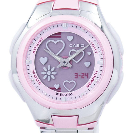 Casio Poptone verden tid Analog Digital LCF-10D-4AV LCF10D-4AV kvinders Watch