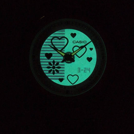 Casio Poptone verden tid Analog Digital LCF-10D-4AV LCF10D-4AV kvinders Watch
