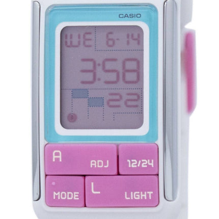 Casio Poptone dobbelt tid Alarm Digital LDF-51-7 C LDF51 - 7C kvinders ur