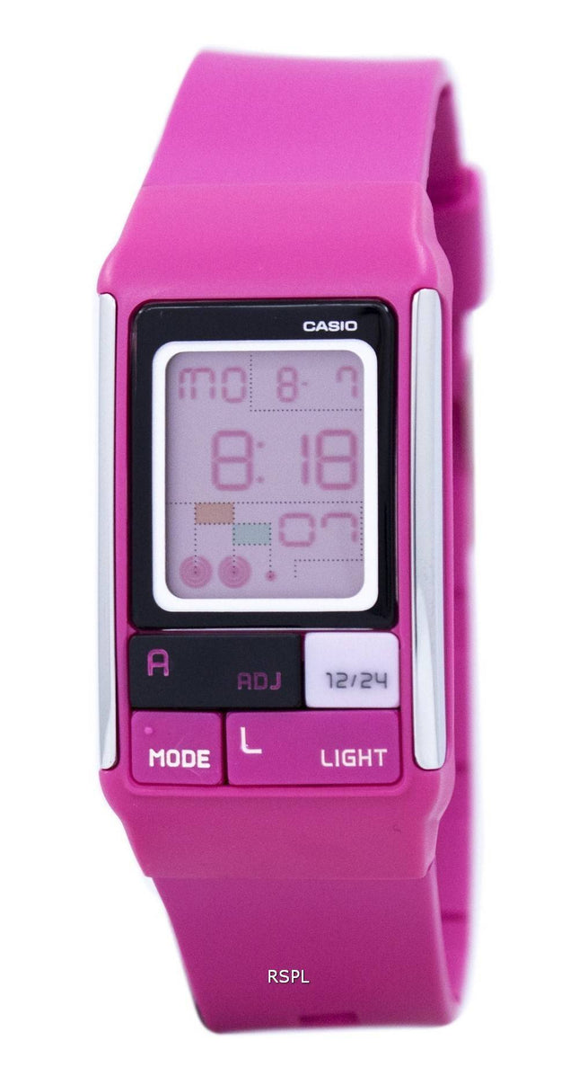 Casio Poptone dobbelt tid Alarm Digital LDF-52-4A LDF52-4A kvinders ur