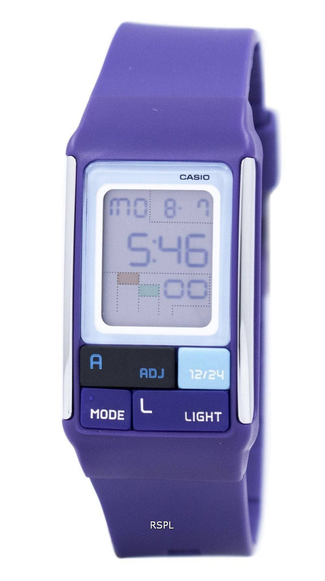Casio Poptone dobbelt tid Alarm Digital LDF-52-6A LDF52-6A kvinders ur
