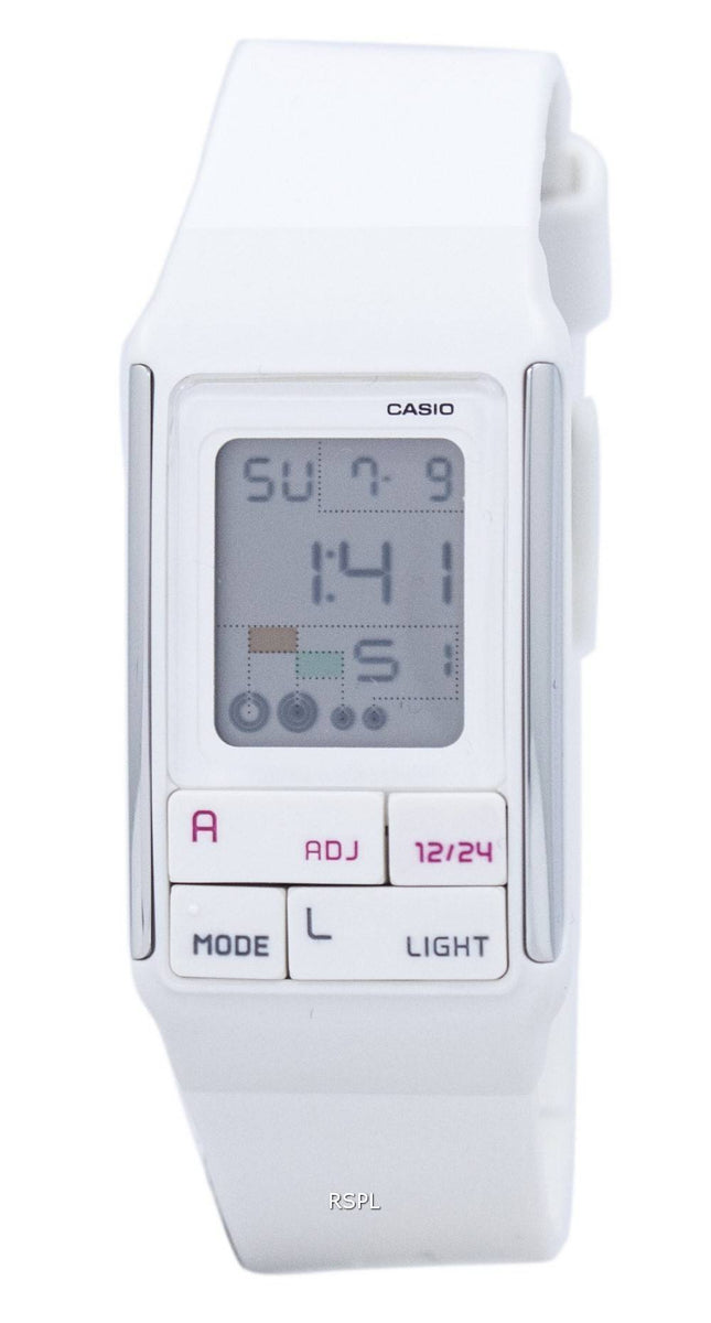 Casio Digital kvarts dobbelt tid Alarm LDF-52-7ADR LDF-52-7A kvinders ur