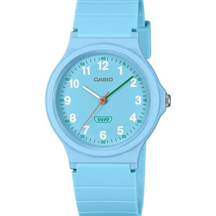Casio Pop Analog Blå Bio-baseret harpiksrem Blue Dial Quartz LQ-24B-2B Dameur