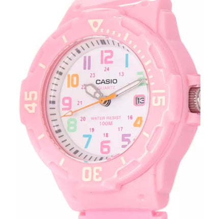 Casio Pink harpiks rem LRW-200H-4B2VDF LRW-200H-4B2V kvinders ur