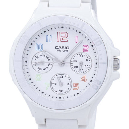 Casio analog hvid harpiks rem LRW-250H-7BVDF LRW-250H-7BV damer ur