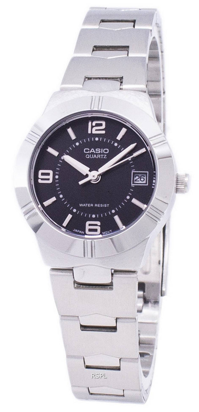 Casio Enticer Analog Quartz Black Dial LTP-1241D-1ADF LTP-1241D-1A kvinders ur