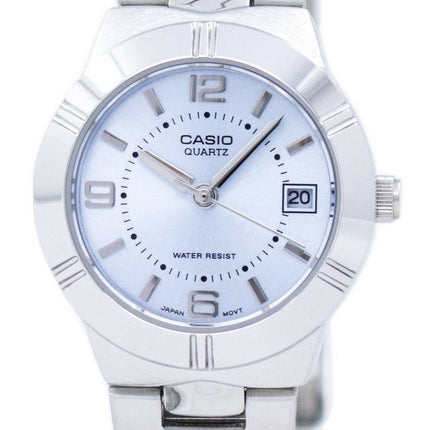 Casio Enticer Analog Quartz blå urskive LTP-1241D-2ADF LTP-1241D-2A kvinders ur
