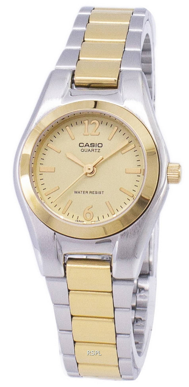 Casio Enticer Analog Quartz Gold Dial LTP-1253SG-9ADF LTP-1253SG-9A kvinders ur