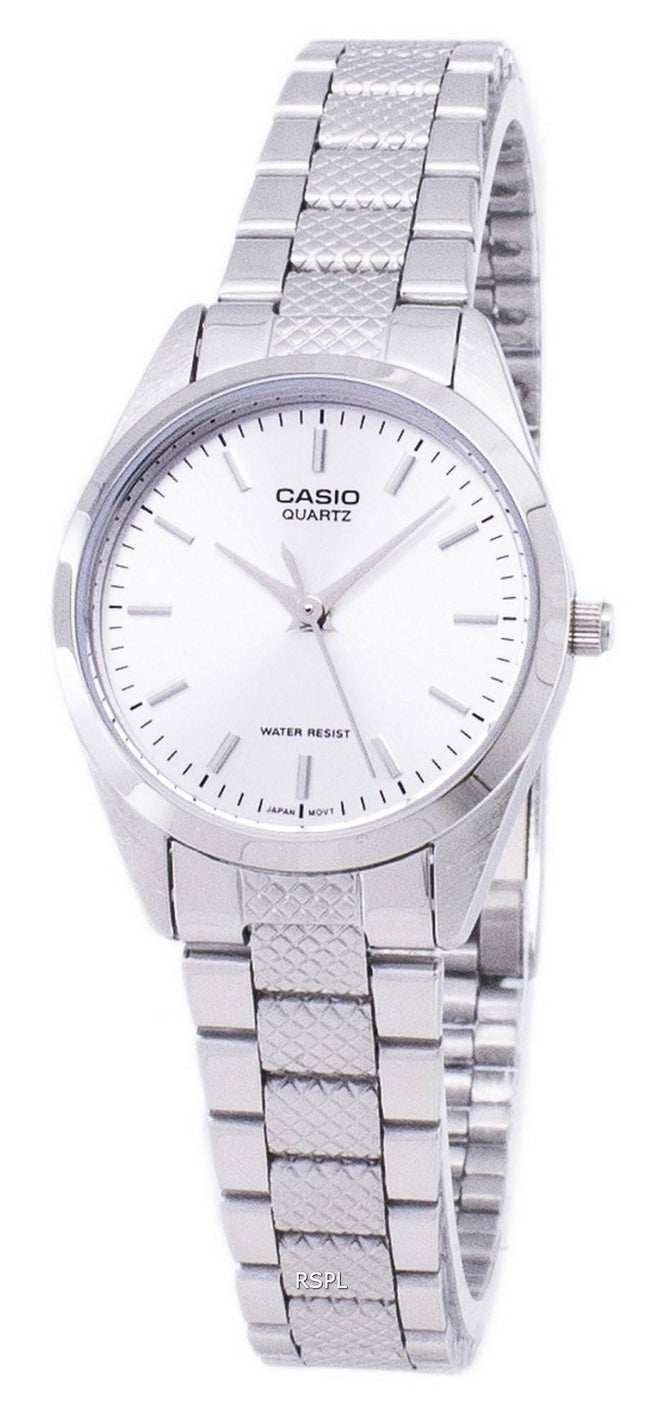Casio Analog Quartz hvide Dial LTP-1274D-7ADF LTP-1274D-7A kvinders ur