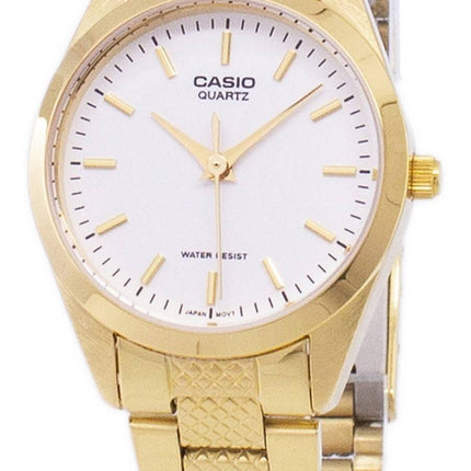 Casio Analog Quartz guld Tone hvide Dial LTP-1274G-7ADF LTP-1274G-7A kvinders ur