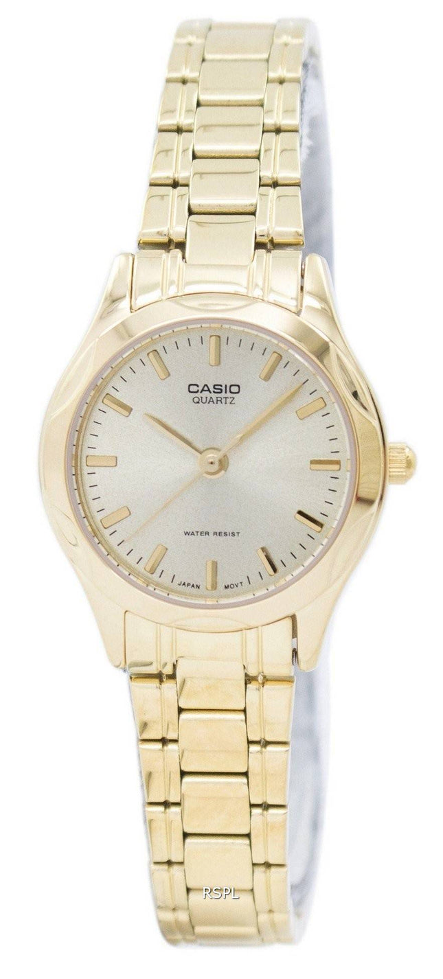 Casio Analog Quartz guld Tone Dial LTP-1275G-9ADF LTP-1275G-9A kvinders ur