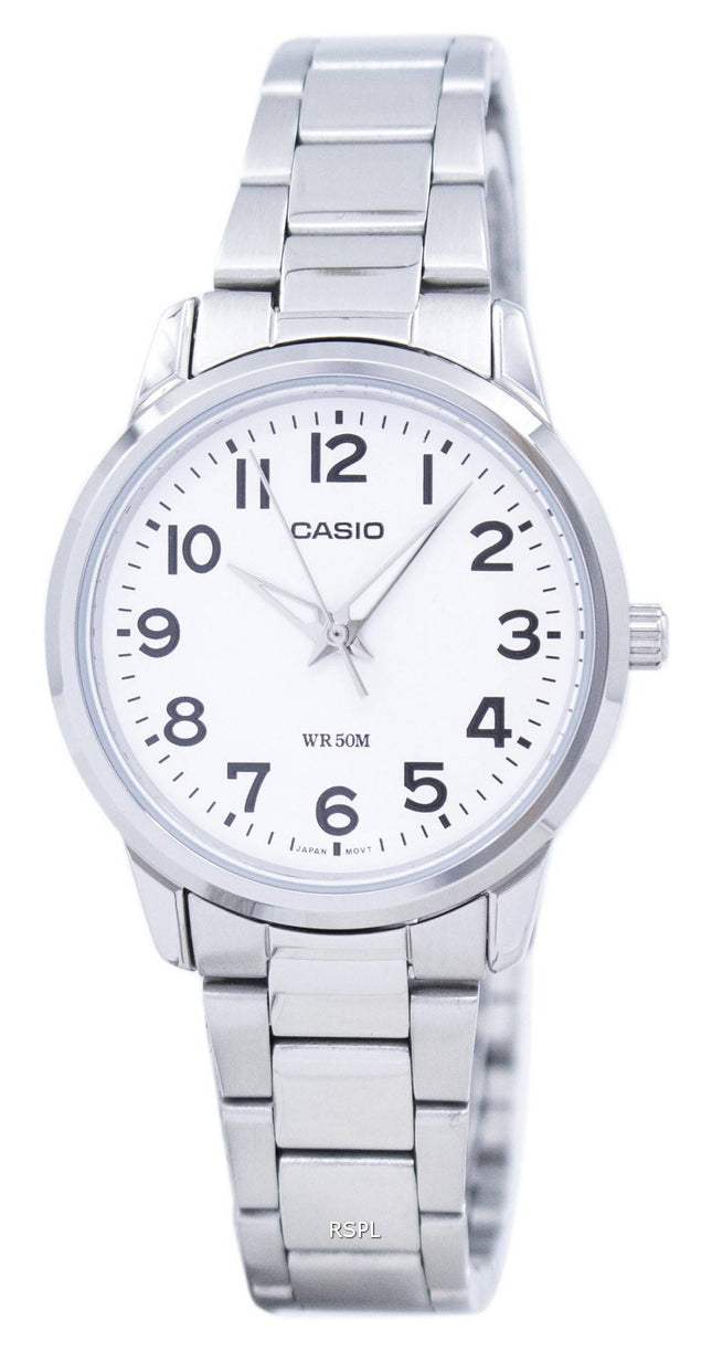 Casio Enticer Analog Quartz hvide Dial LTP-1303D-7BVDF LTP-1303D-7BV kvinders ur