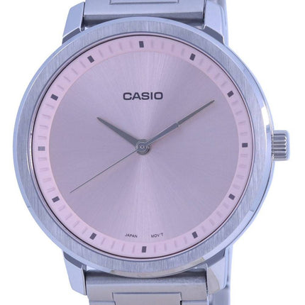Casio Analog Pink Urskive Rustfrit StÃ¥l LTP-B115D-4E LTPB115D-4 Dameur