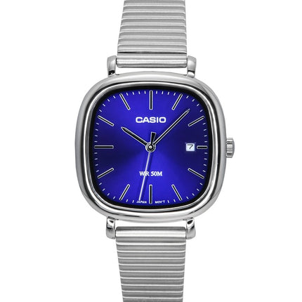 Casio Standard Analog Rustfrit Stål Blå Skive Quartz LTP-B166D-2AV Dameur