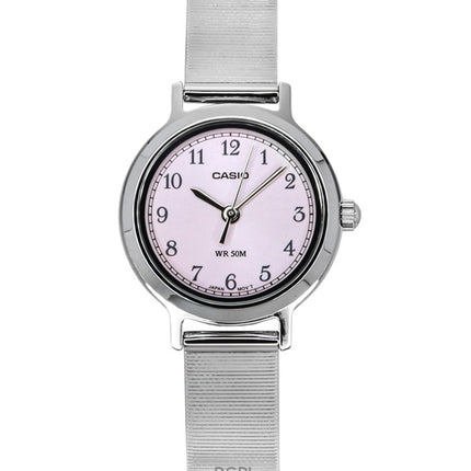 Casio Standard Analog Rustfrit Stål Pink Urskive Quartz LTP-B170D-4BV Dameur