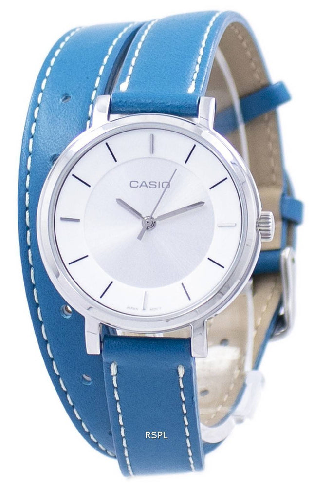 Casio Analog Quartz Double Loop LTP-E143DBL-3A LTPE143DBL-3A kvinders ur